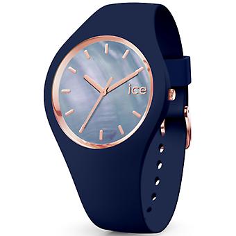 Pearl Watch for Women Analog Quartz with Silicone Bracelet IC016940