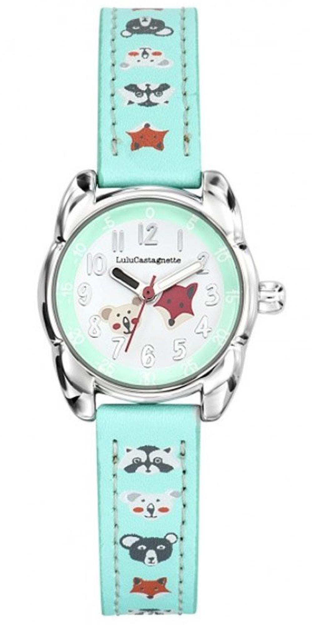 Petite Lulu 38846 Quartz Analog Child Watch with Cowskin Bracelet 38846