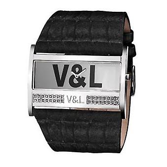 V & l tempo royal Watch for Women Analog Quartz with Cowskin Bracelet VL036604