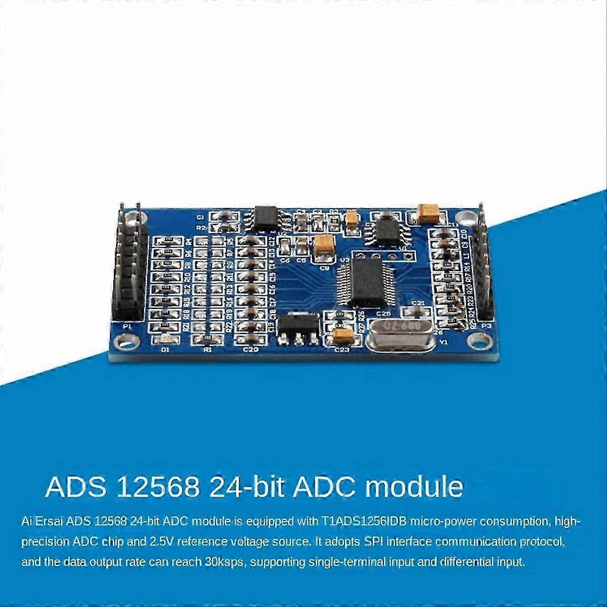 ADS1256 24-Bit 8-Channel High-Precision ADC Data Acquisition Module