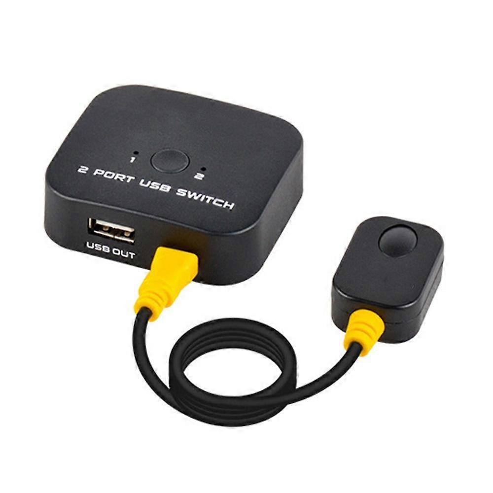 2 Port USB2.0 Switch Plug and Play USB Port Printer Keyboard Mouse Sharing Switch USB Sharing Switch