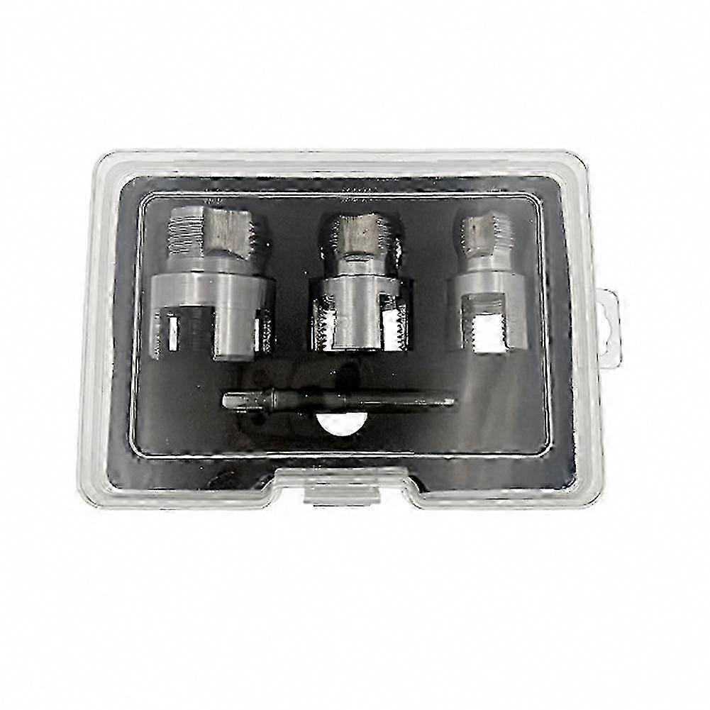 Thread Cutting Tool Set compatible with PVC Pipes DN15 DN20 with Combined Inner & Outer Threading Function