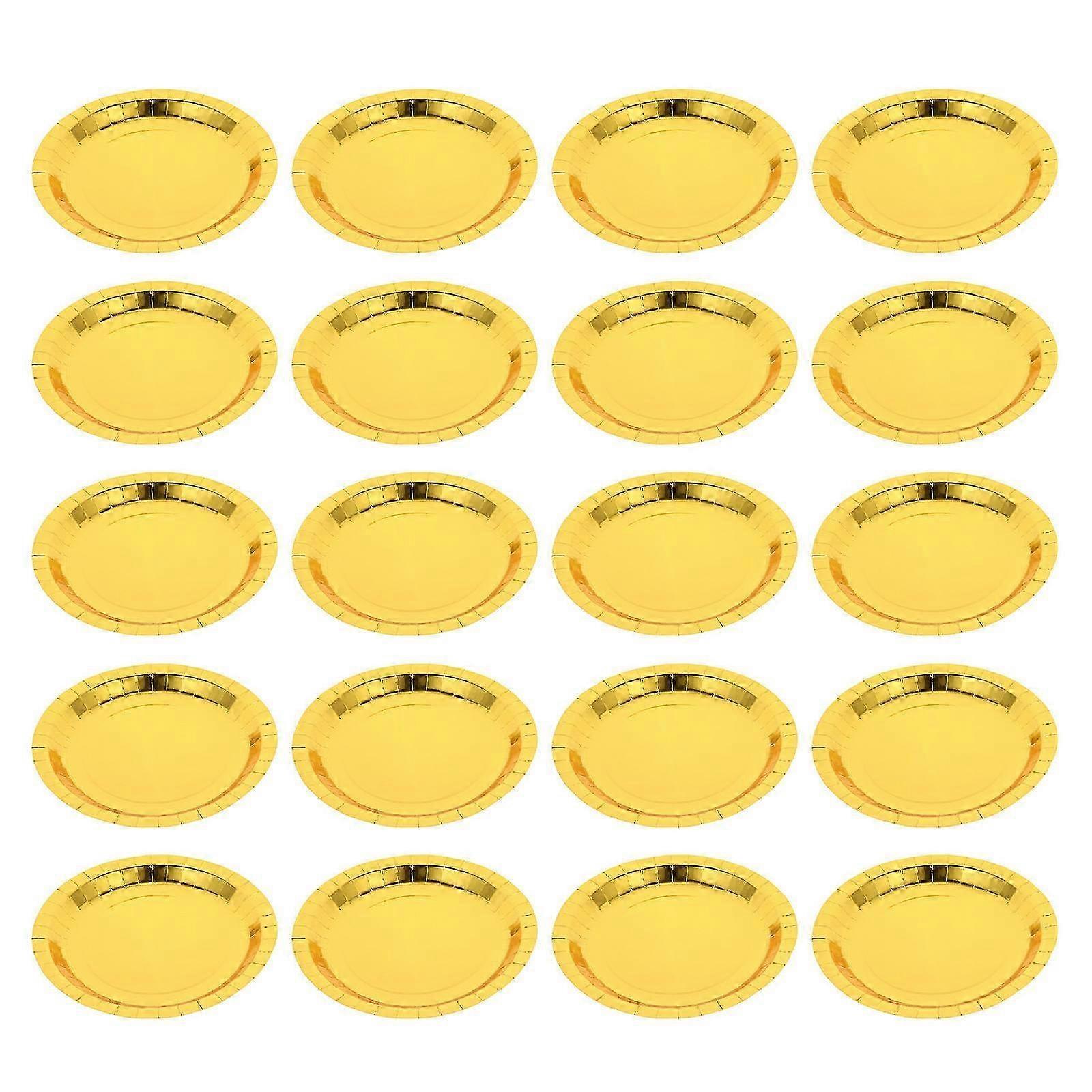 30Pcs Golden Party Dessert Multi-Function Convenient