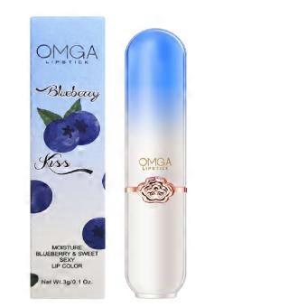 Color Changing Peach and Blueberry Lipstick Set of 5, Long Lasting Waterproof Moisturizing
