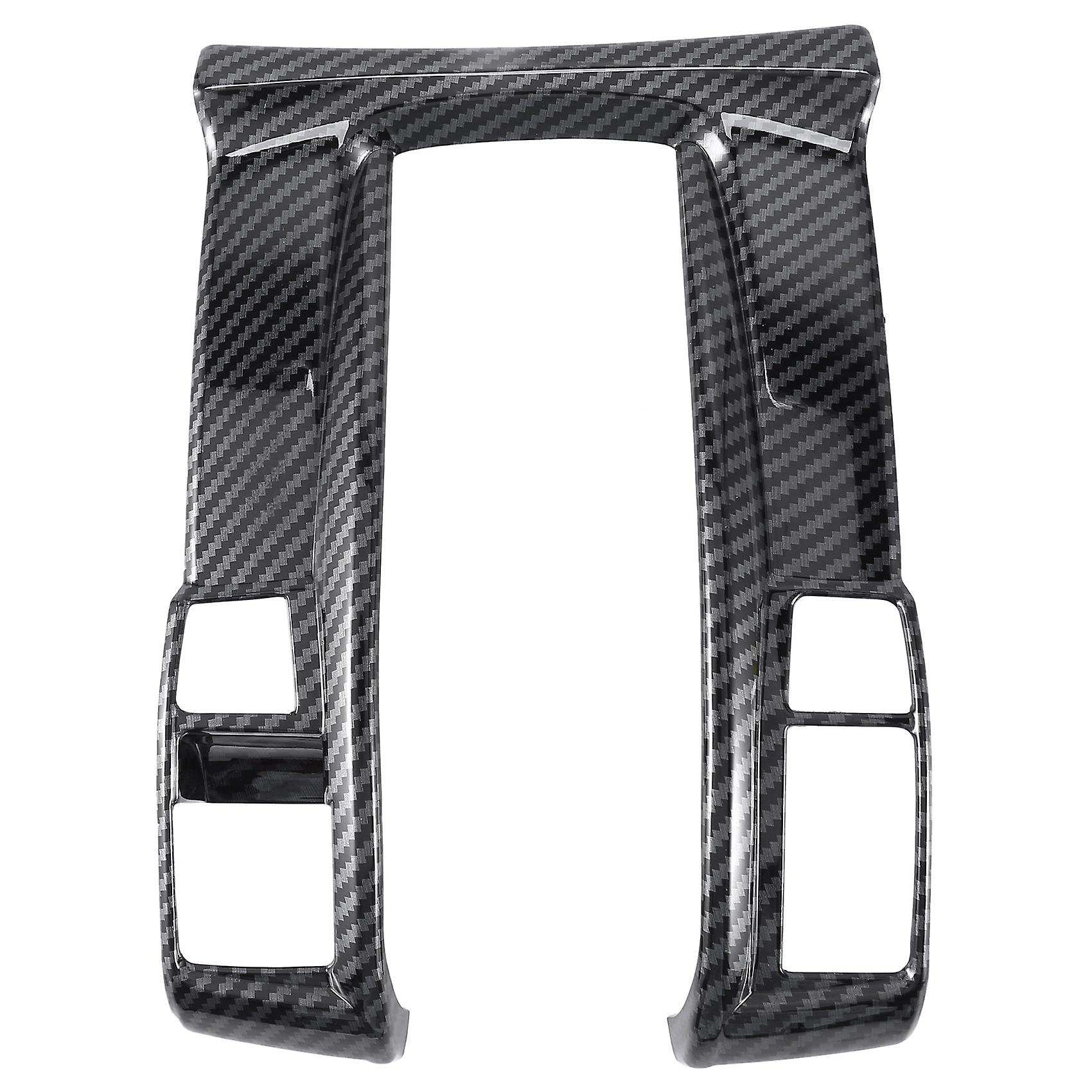 Carbon Fiber Console Gear Shift Panel Frame Cover for 2016-2019