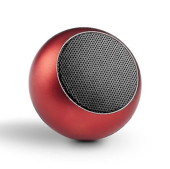 Wireless Charging Stereo Mini Portable Bluetooth Speaker Red