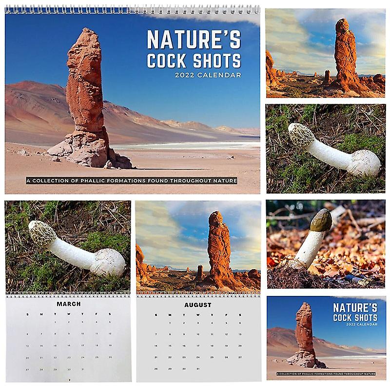 2023 Calendar Funny Christmas Gift Natural Scenery Calendar For Home Office
