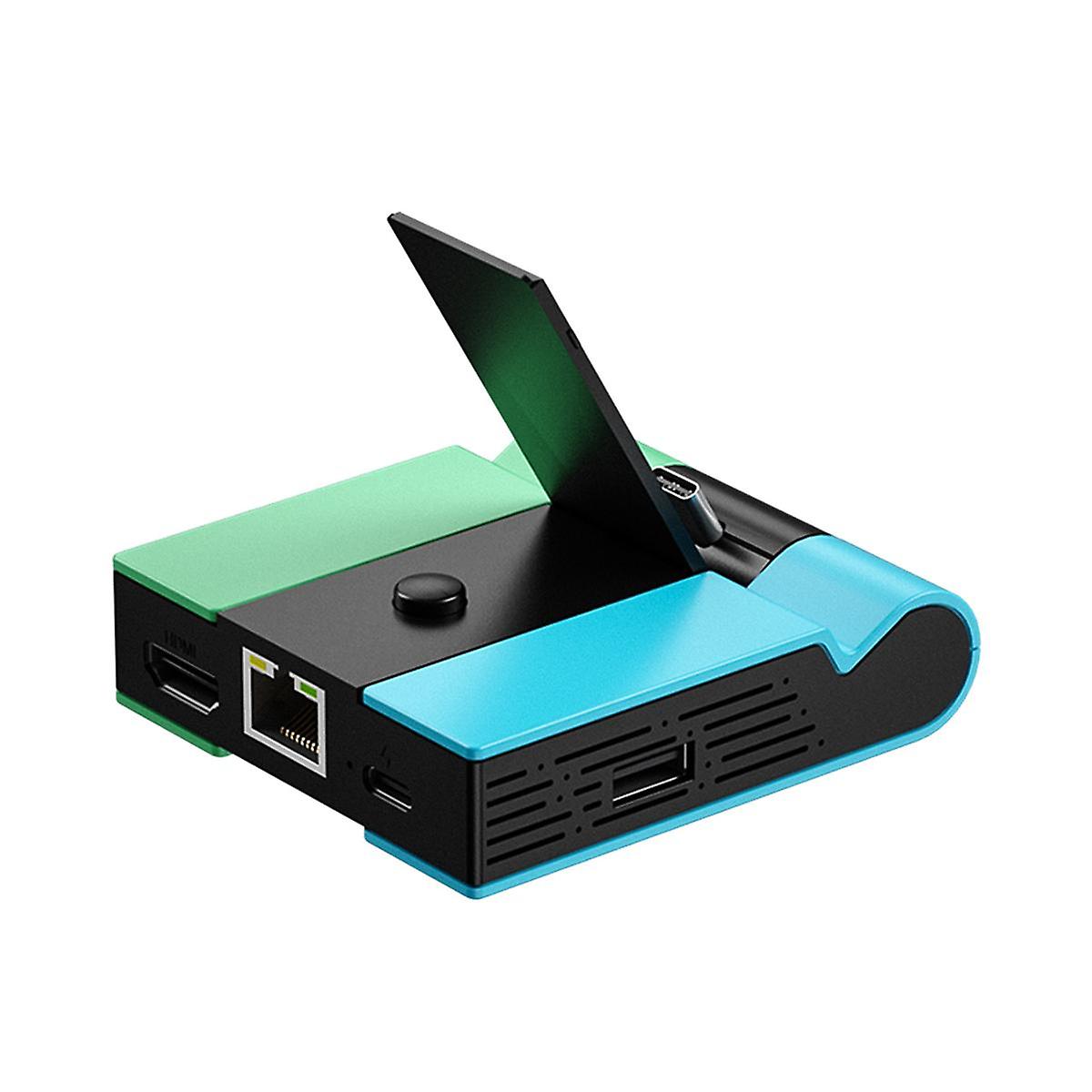 TV Docking Station for USB 2.0 Hub USB C Hub with Gigabit Ethernet 4K HD -Compatible Adapter-C