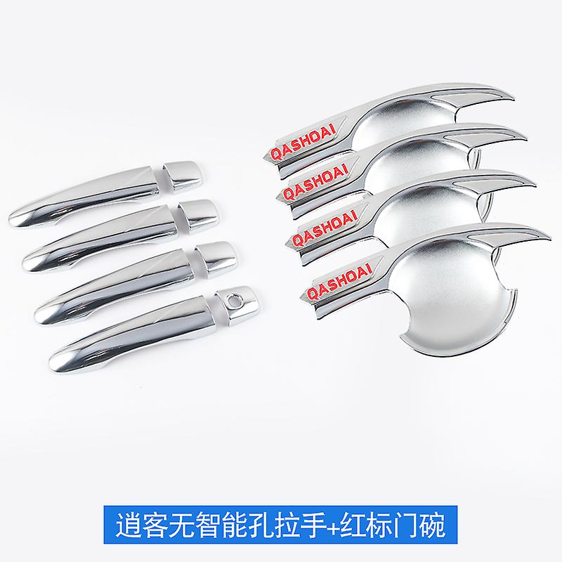 Pour Nissan Qashqai J11 2016-2020 Abs Chrome Poignée de porte Couvercle Trim Catch Set Accessoires de style de voiture Johx