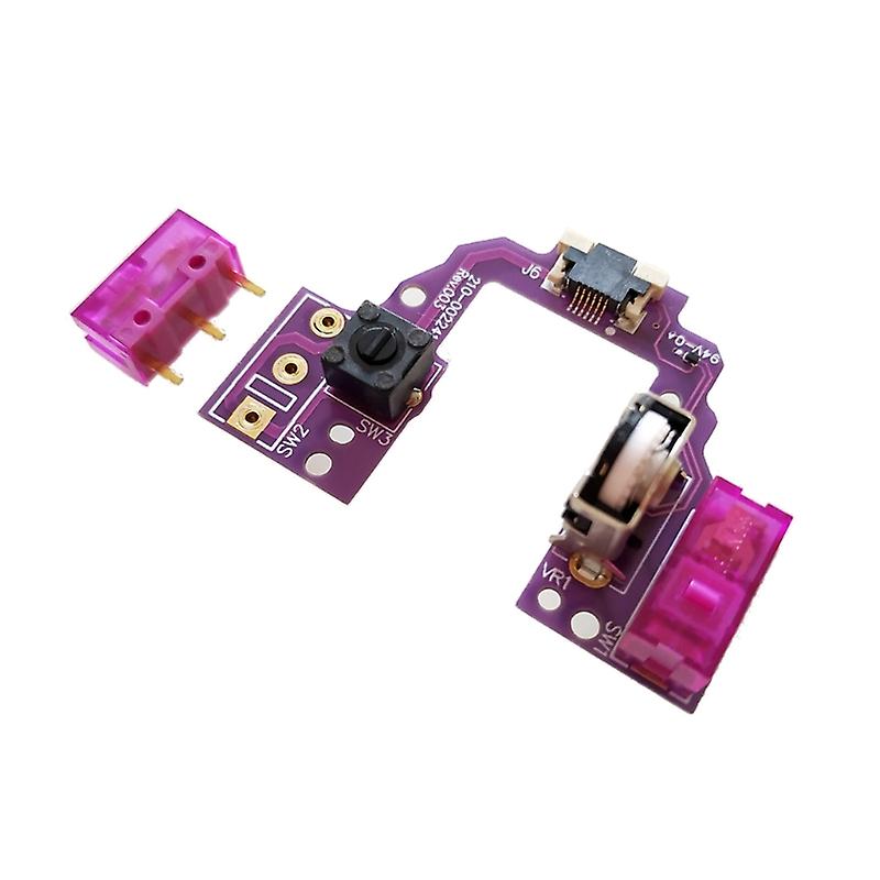 Mouse Side Keys Motherboard for Logitech GPX Silver Wheel Mice- Circuit Board