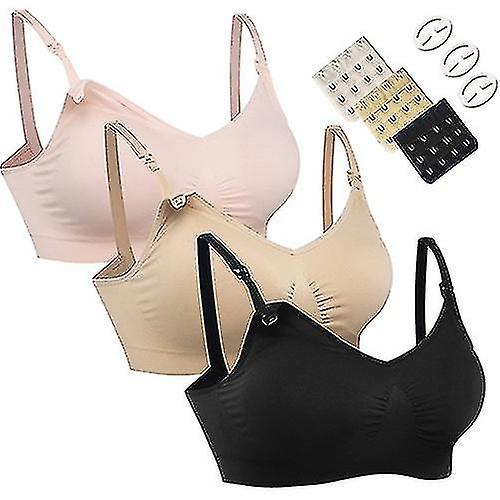 3pcs Women's Sleeping Breastfeeding Bra
