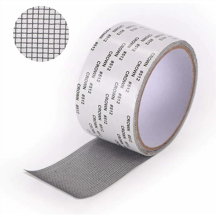 Mosquito Net Repair Tape - Mosquito Net Window Repair Patch Adhesive Mosquito Net Repair Kit 5cm x 2m (Grey)