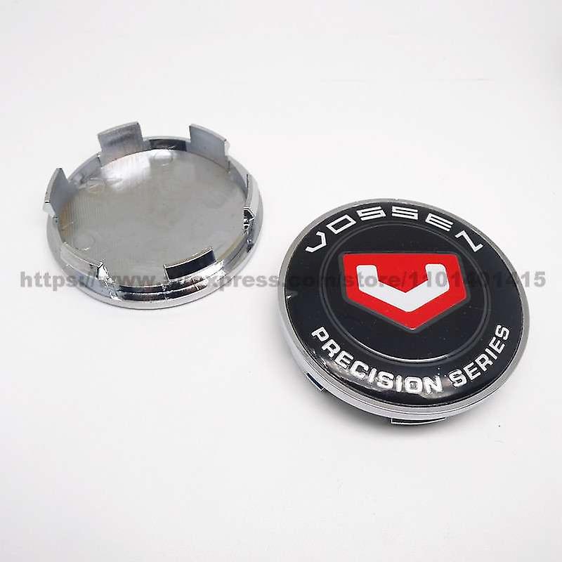 4pcs 65mm 59mm Vossen κεντρικό κάλυμμα πλήμνης πλήμνης τροχού αυτοκινήτου Vossen αυτοκόλλητα αυτοκόλλητα αξεσουάρ styling
