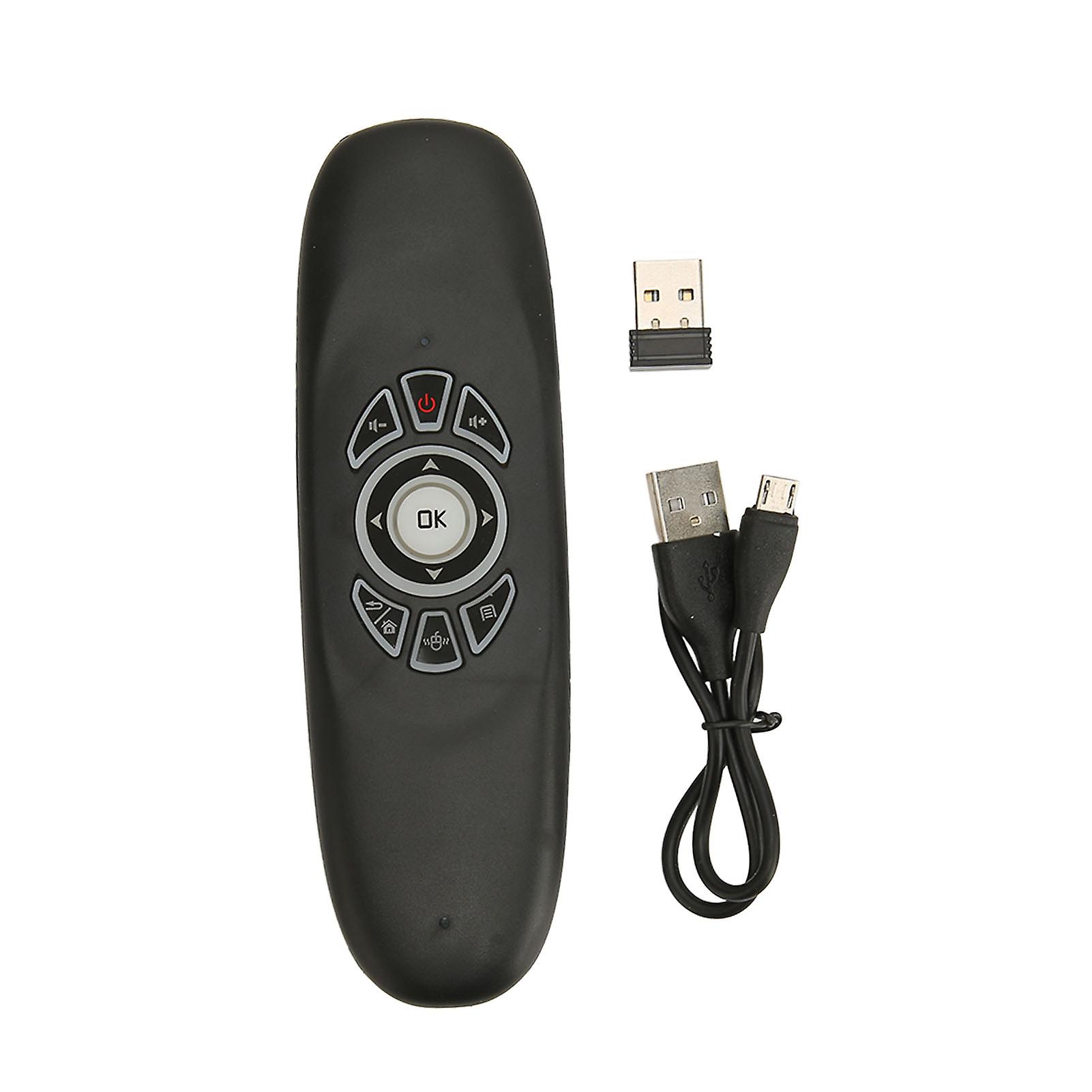 Télécommande Air Remote 2.4G sans fil, rétroéclairée, Plug and Play, clavier QWERTY complet, avec récepteur USB 2.0