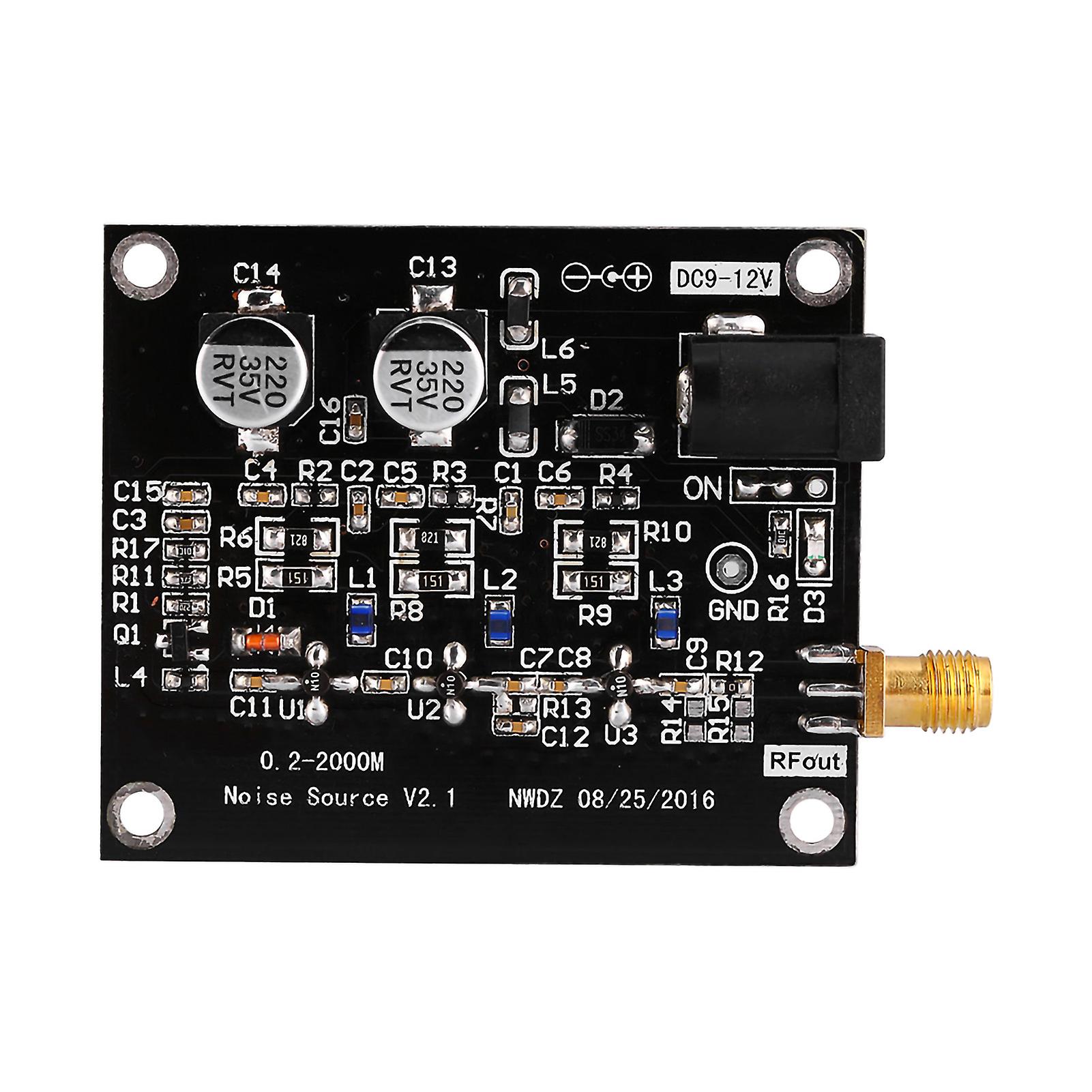 Fictory Noise Source Board Fictory 1PC 1.5GHz Track Noise Source Board Module, High Flatness Filter Antenna Amplifier, Black