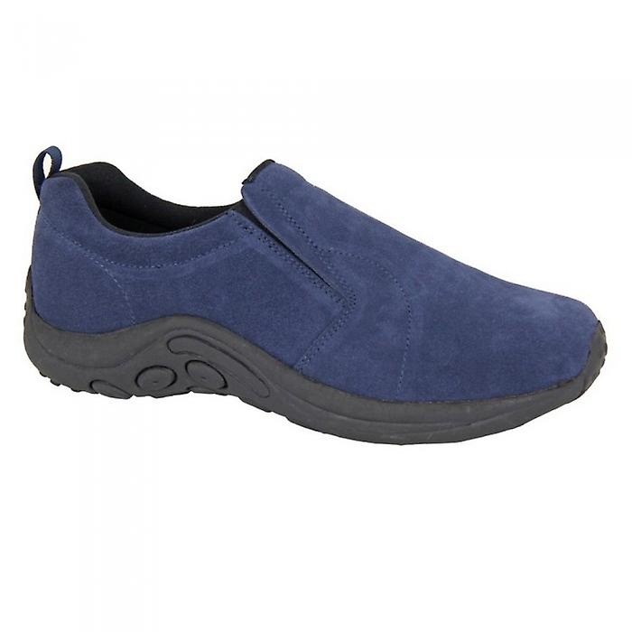 PDQ Unisex Adult Ryno Suede Twin Gusset Casual Shoes
