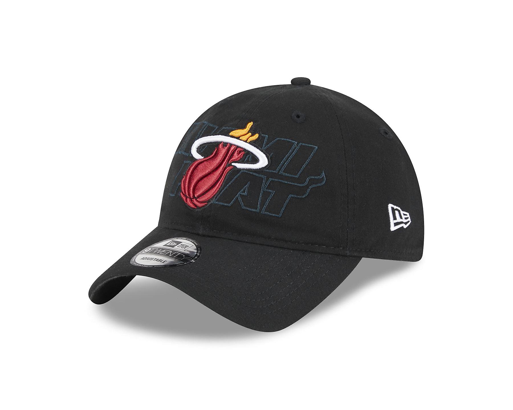 New Era Mens NBA Draft 9Twenty Adjustable Cap ~ Miami Heat