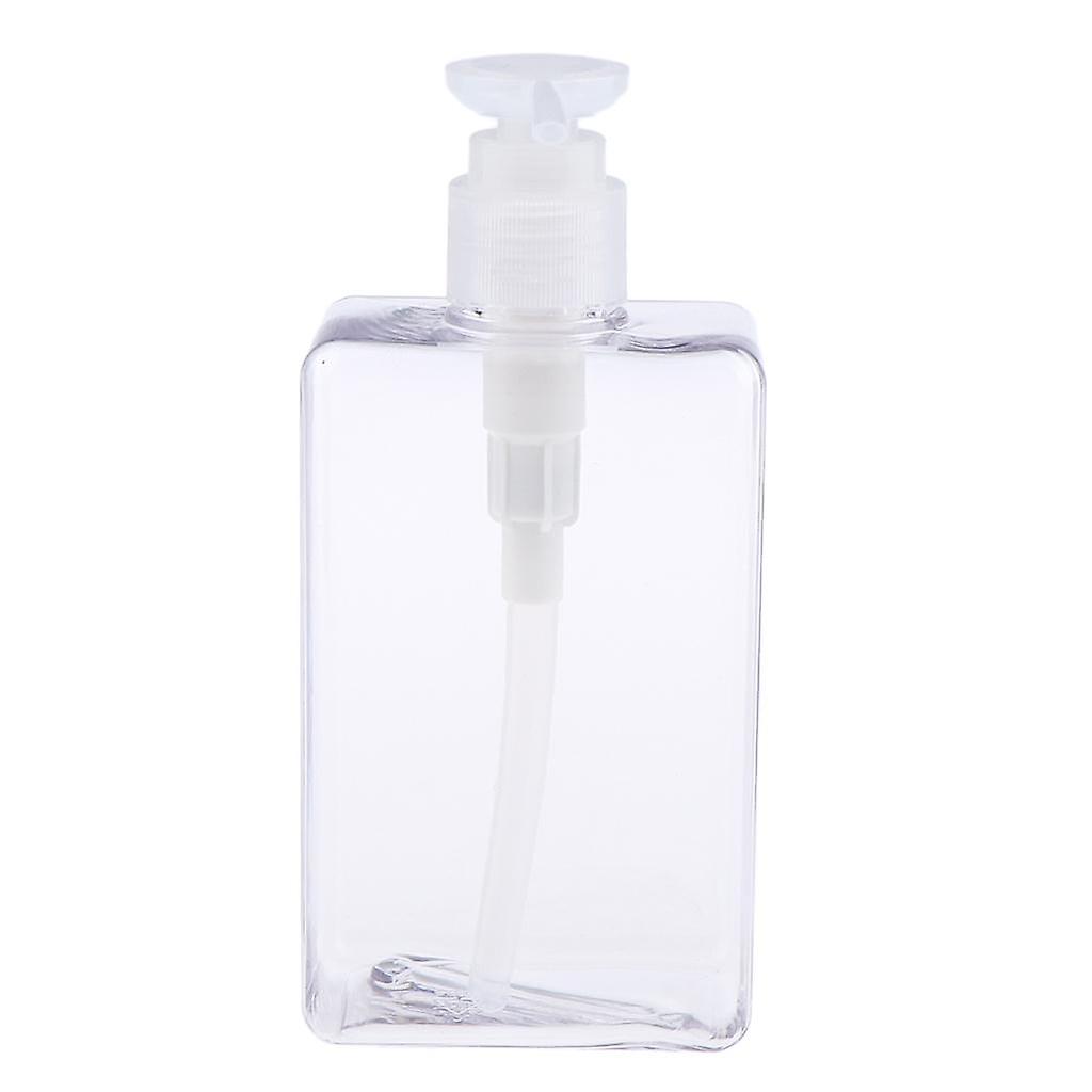 280ml Empty Pump Bottle Refillable Container for Shampoo Body Wash Lotion Clear