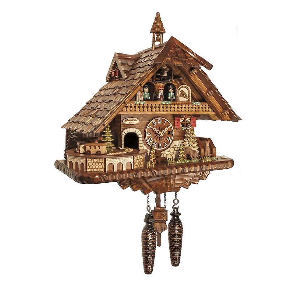 Engstler - 45110 QMT - Cuckoo clock - Quartz - Walnut