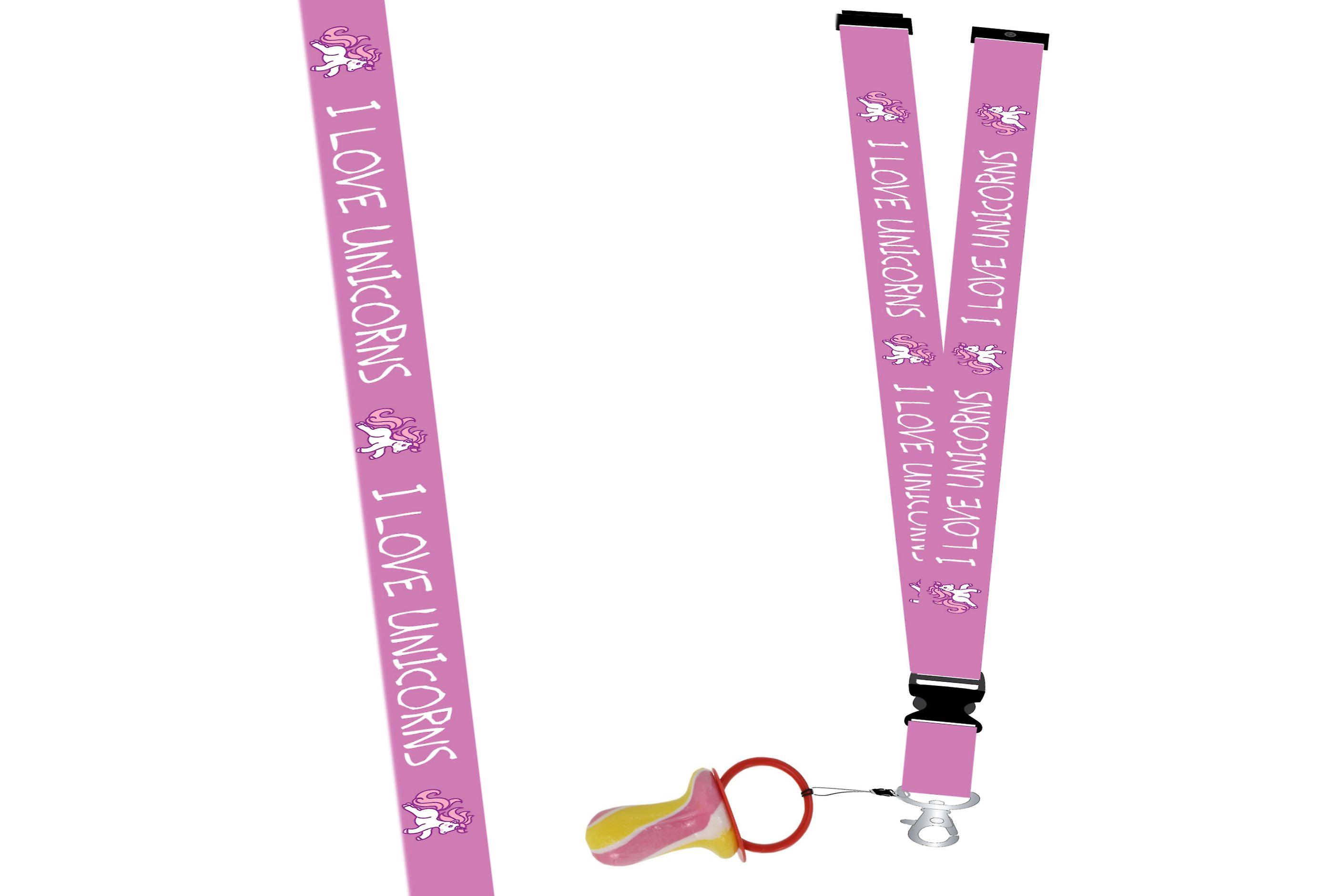 Pack de 6 Rock Dummy With Lanyard - Unicornio