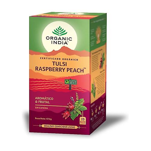 Tulsi raspberry peach ayurvedic infusion 25 infusion bags