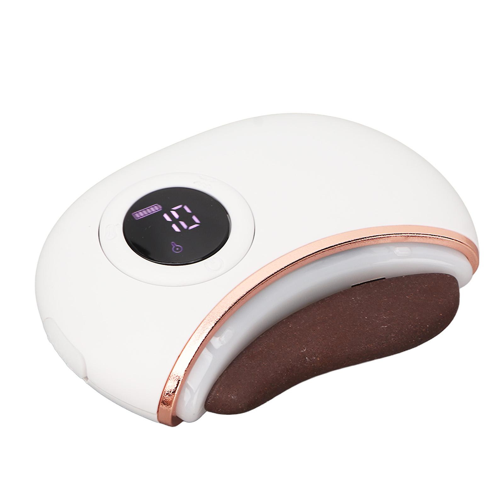 Gua Sha Facial Tools Electric 9 Levels Heated Scraping Massager for Face Lift Puffiness Reduction Red 