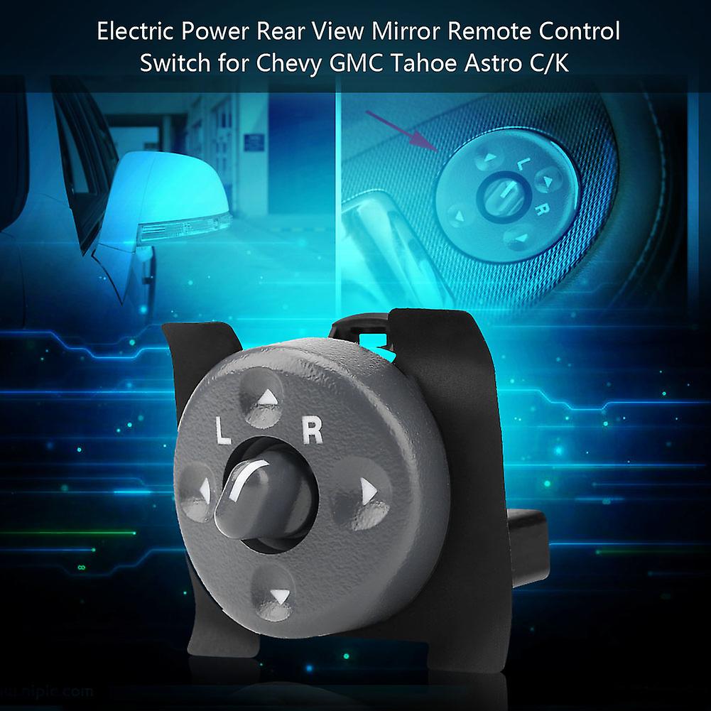 Electric Power Rear View Mirror Remote Control Switch for Chevy GMC Tahoe Astro C/K 15009690
