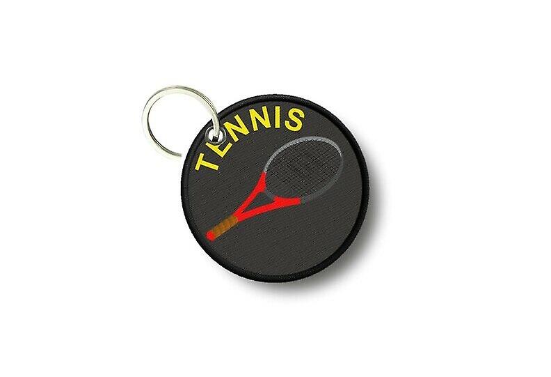 Key key door keys round prints double-sided tennis racket