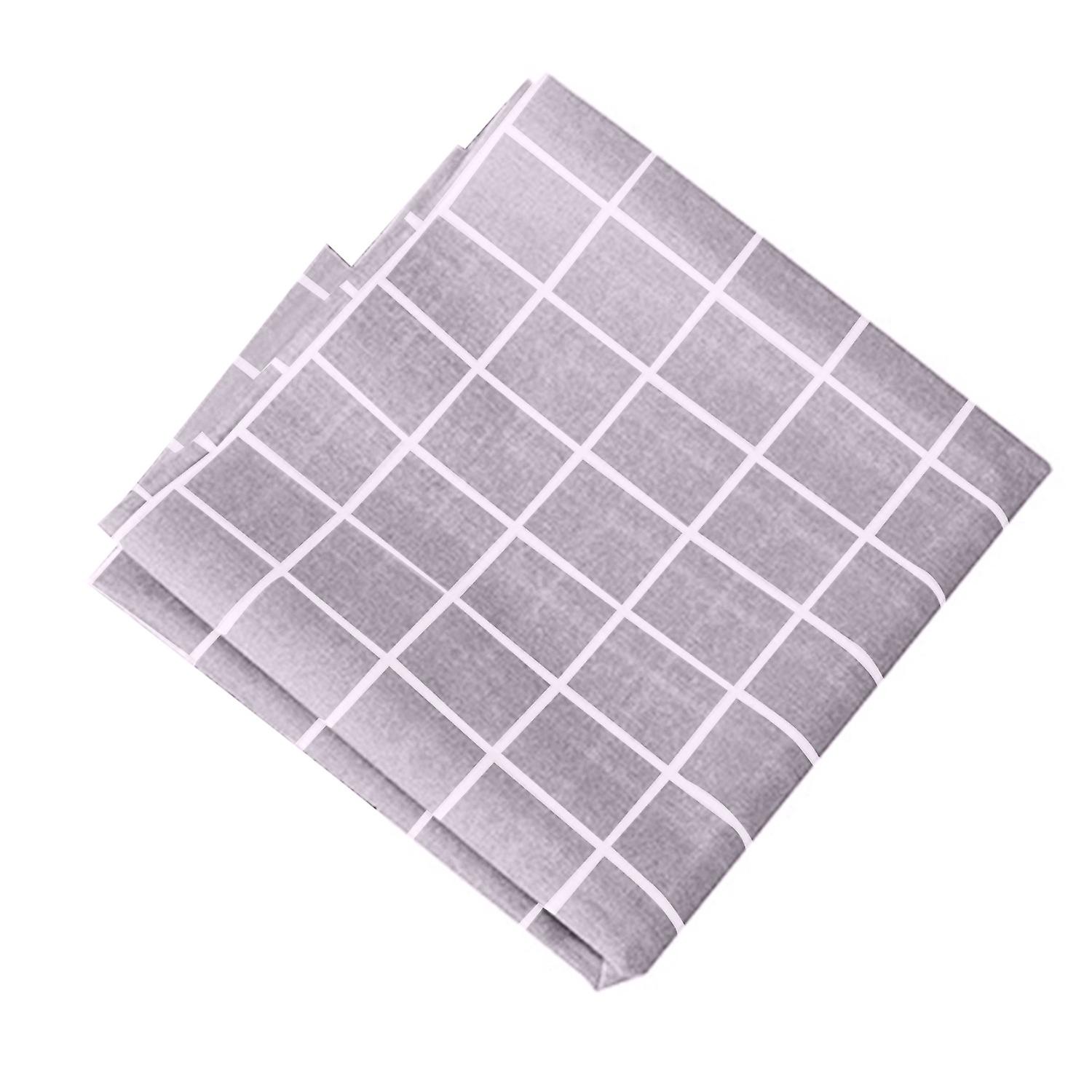 Table Cloth Durable Plaid Design Waterproof PEVA Dining Room Kitchen Table Protector Cover Home Deco