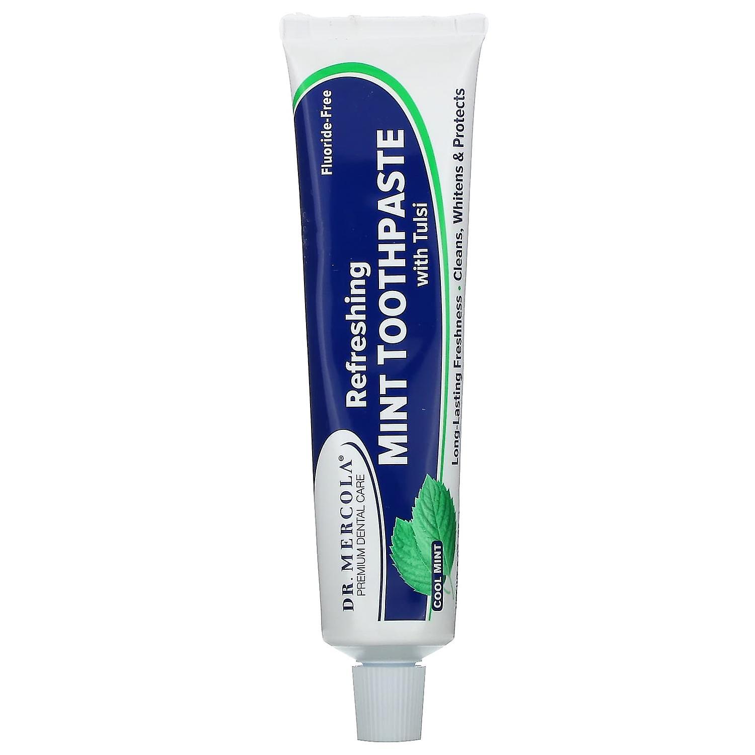 Dr. Mercola, Refreshing Toothpaste with Tulsi, Cool Mint, 3 oz (85 g)