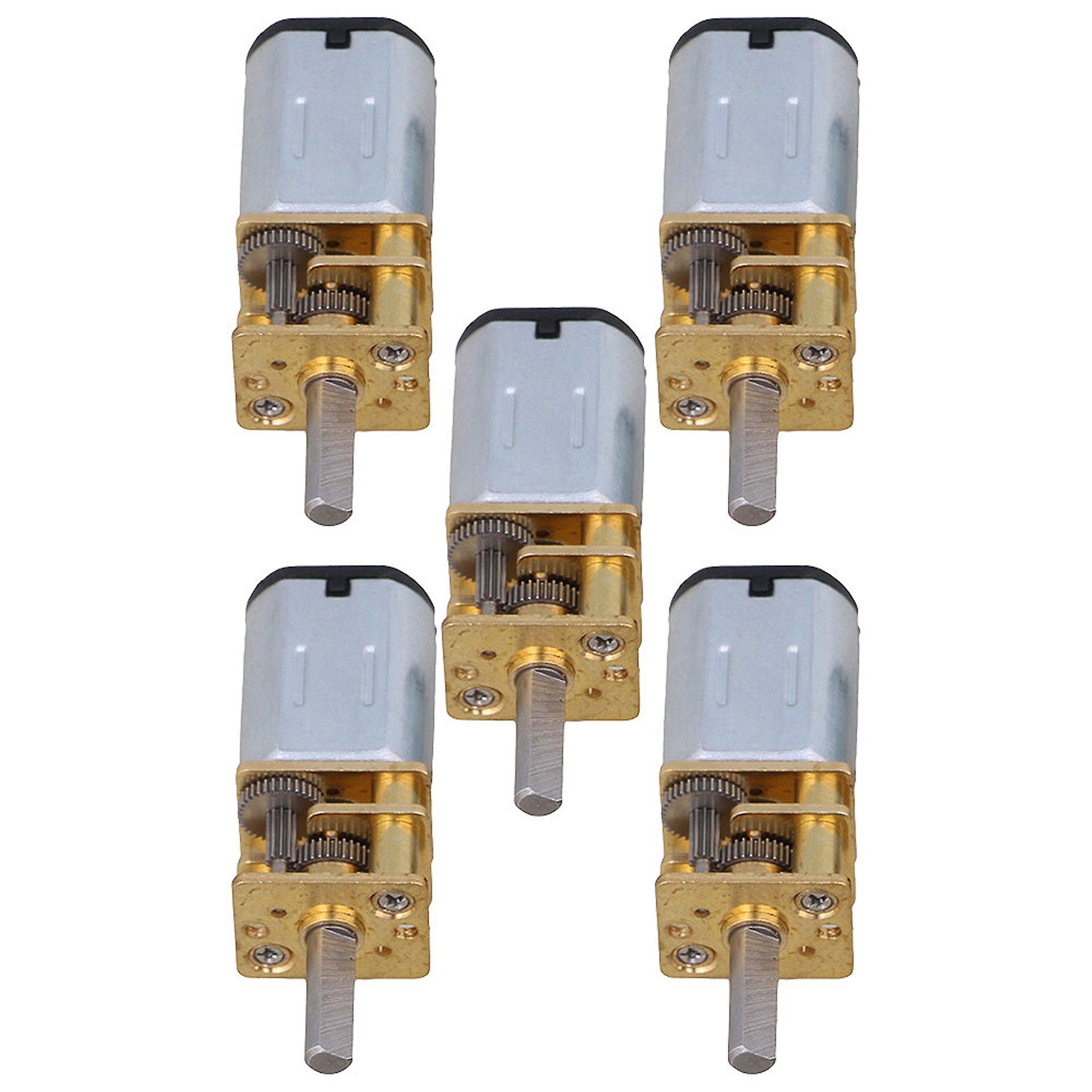 5Pcs High Torque DC 6V 1000RPM Reduce Speed Electric Gearbox Motor