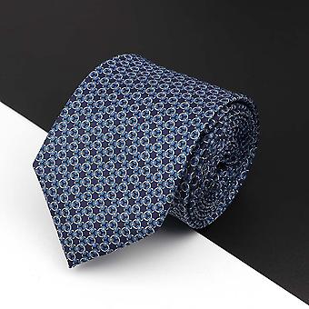 Super Soft Faux Silk Polyester Tie For Men Business Meeting Gravatas Men's Formal 7cm Slim Fashion Paisley Printing Tie