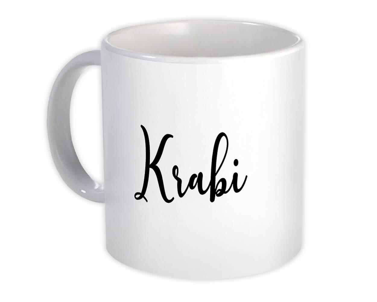 Gift Mug: Krabi Cursive