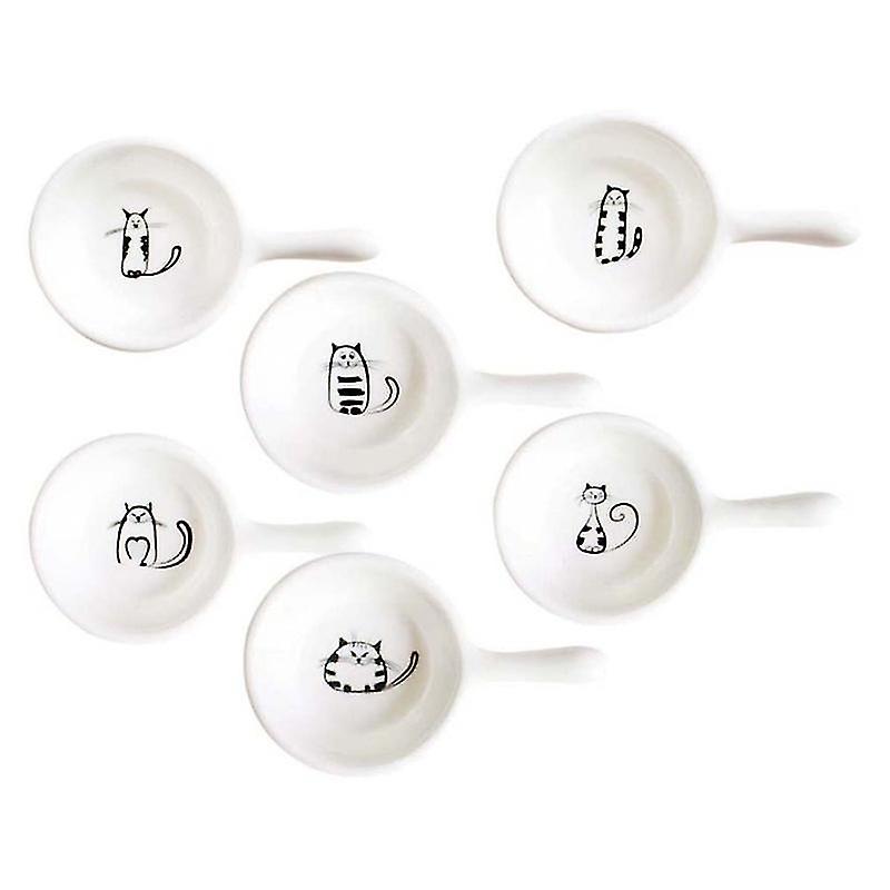 6pcs Ceramic Sauce Dish