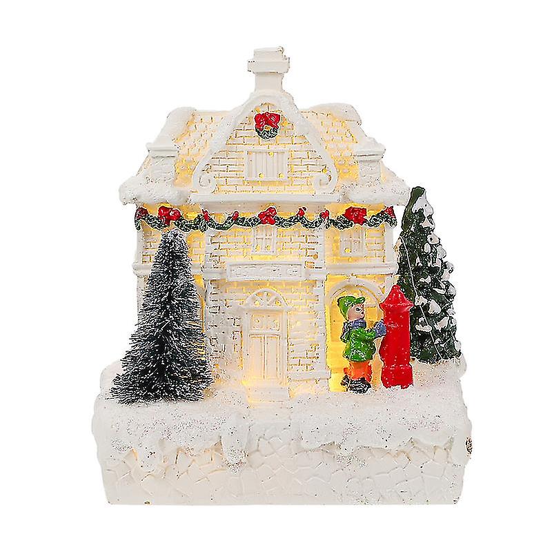 1pcs Xmas House Shaped Decor