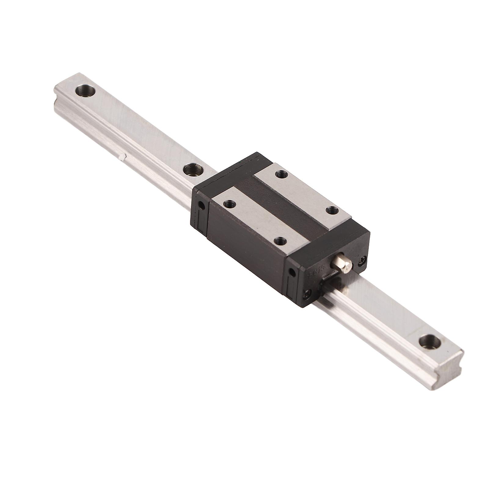 Linear Guide Rail Linear Bearing Slider Kit Ball Bearing Steel Block para impressoras 3D e peças CNC 200mm