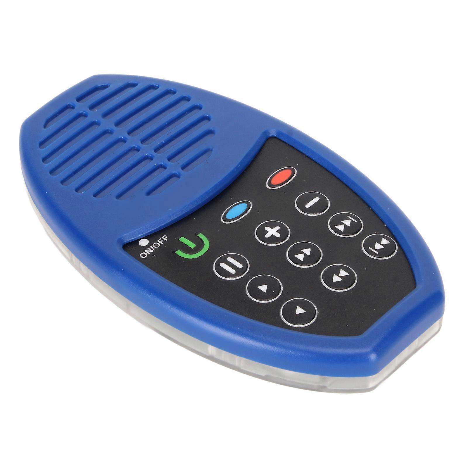 Solar Bible Player Loud Sound Volume Adjustable Built in 4G Capacity Solar Charging HiFi Sound Player English KJV, Arabic Blue