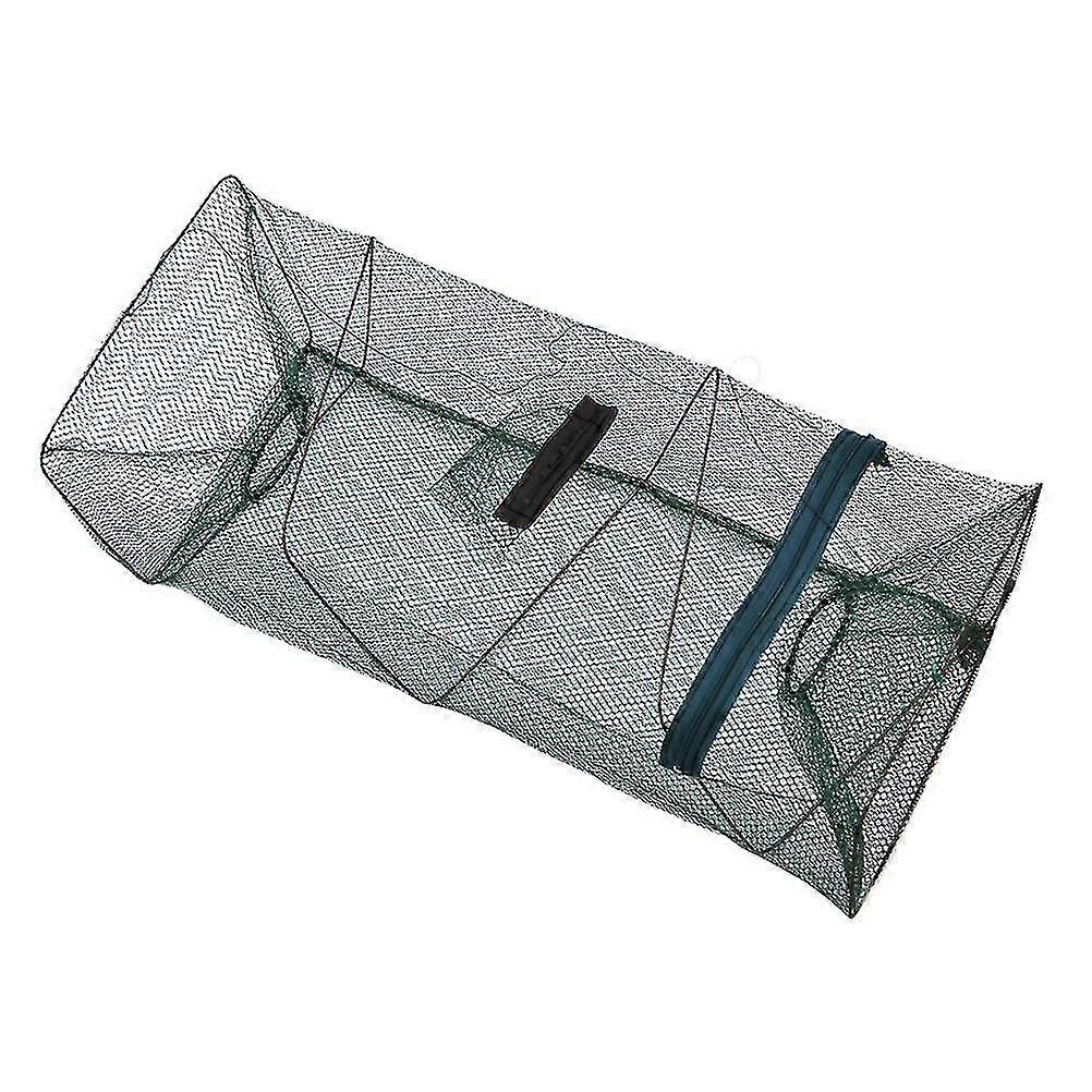 Folded Fishing Net Trap Portable Zipper Bait For Shrimp