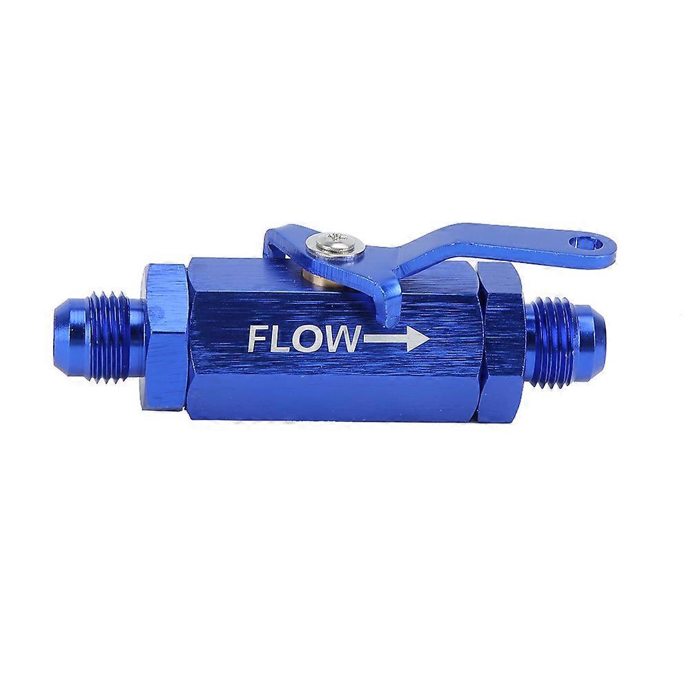 Car Shut Off Check Valve CNC Y972 ~6AN for AN6 Fuel PipeBlue E2U512