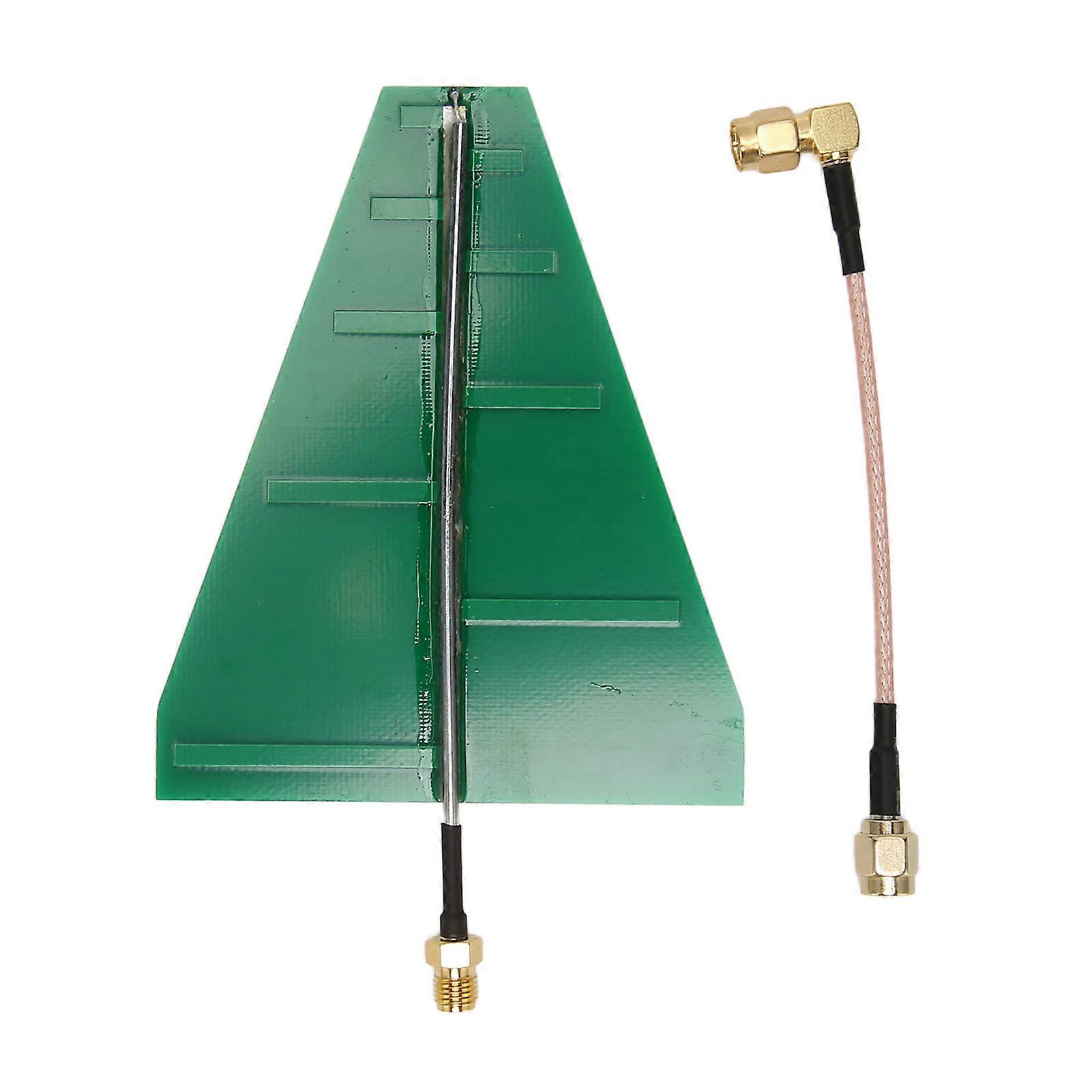 UWB Ultrabreitband-Log-periodische Antenne 1,35 GHz 9,5 GHz 15 W 5 bis 6 dB Sendeantenne mit Adapterkabel