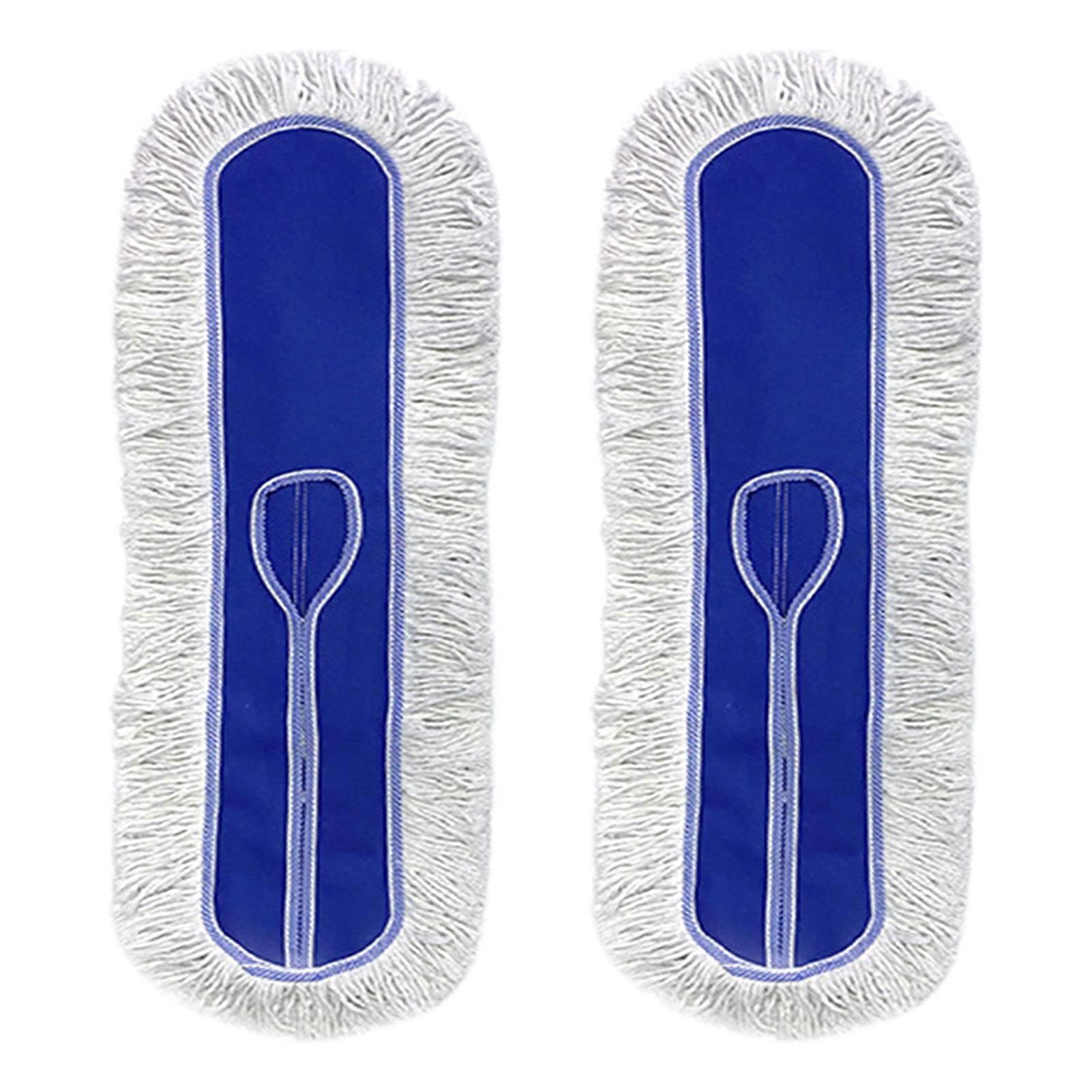 2pcs Replacement Mop Pads Thicker Quick Cleaning Simple Installation Flat Mop Refill Floor Mop Pads for Hotel Home 