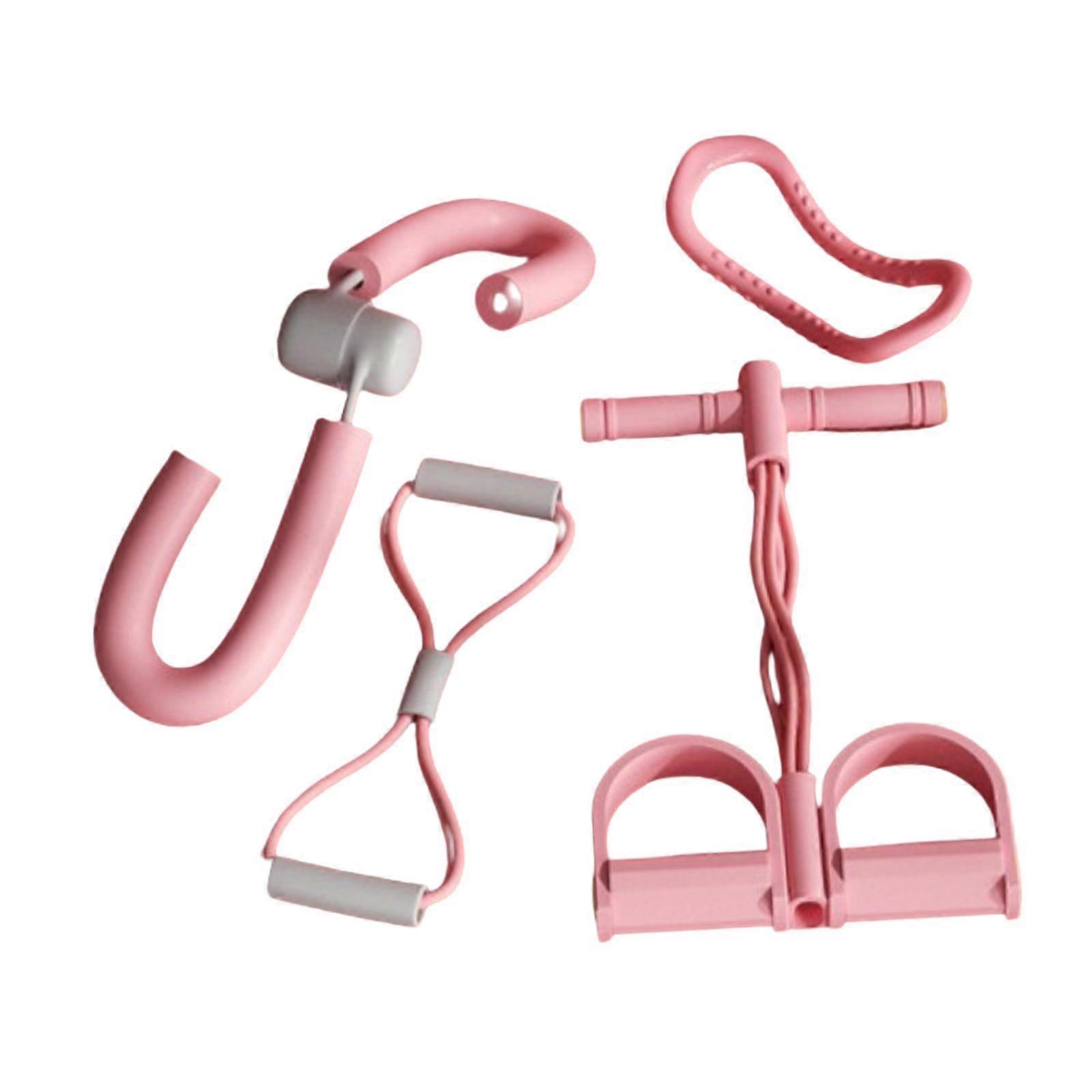 4 قطع معدات اللياقة البدنية اليوغا كيت تدريب المقاومة للرجال في الهواء الطلق في الصالة الرياضية المنزلية