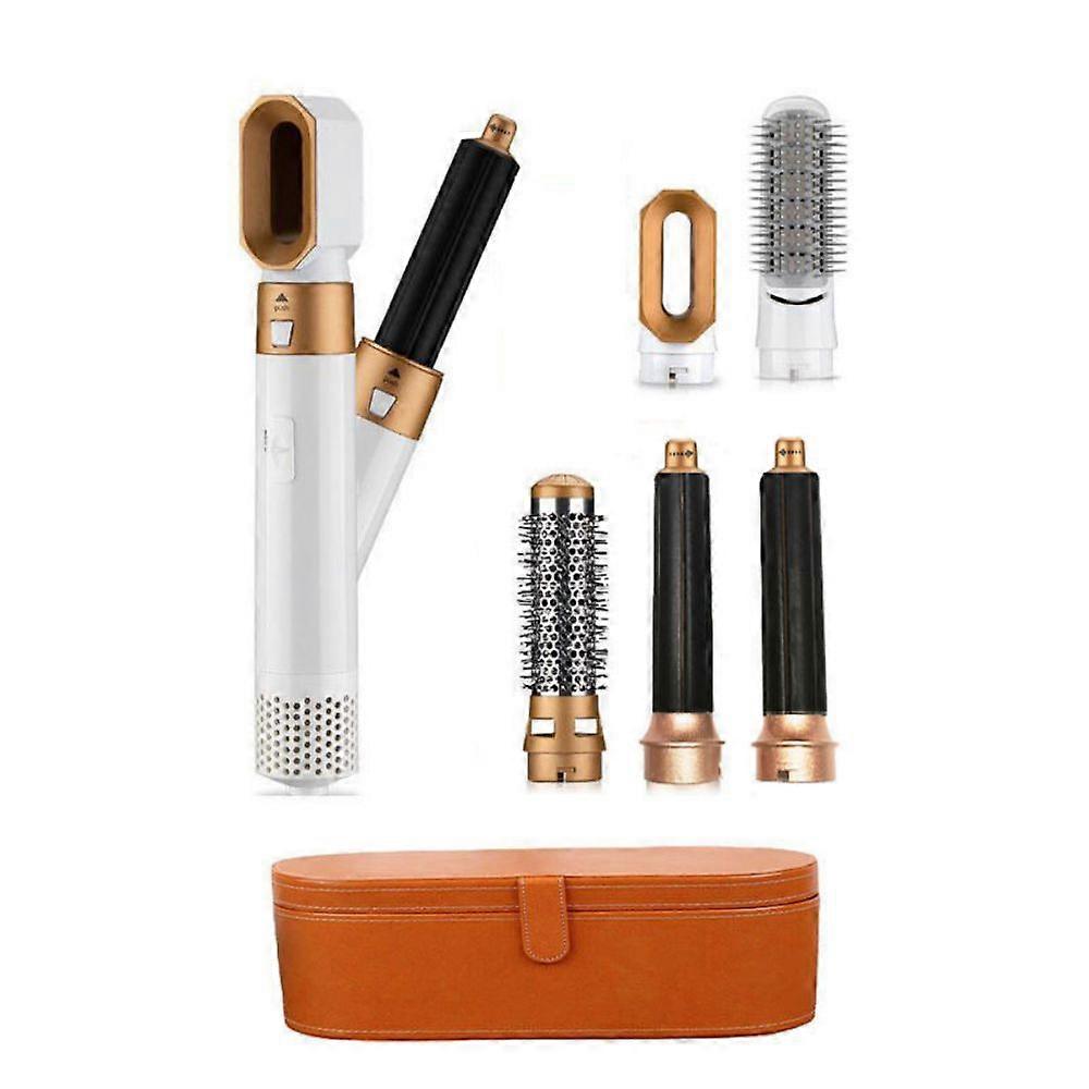 Set di 2 spazzole per asciugacapelli, kit combinato ferro arricciacapelli e asciugacapelli, spazzola per asciugare i capelli 5 in 1 per tutti i tipi di capelli, cura dei capelli e accessori per le donne, Volum