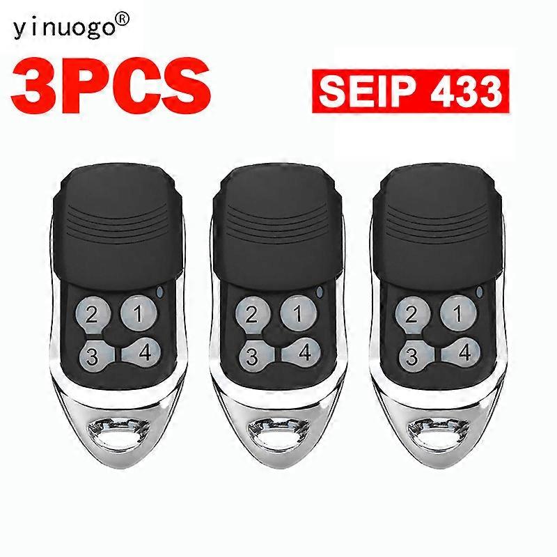 3 PZ SEIP SKR 433 J433 433-1 433-3 Apricancello con telecomando per porta da garage SKR433 SKRJ433 SKR433-1 SKR433-3 433MHz Rolling Code