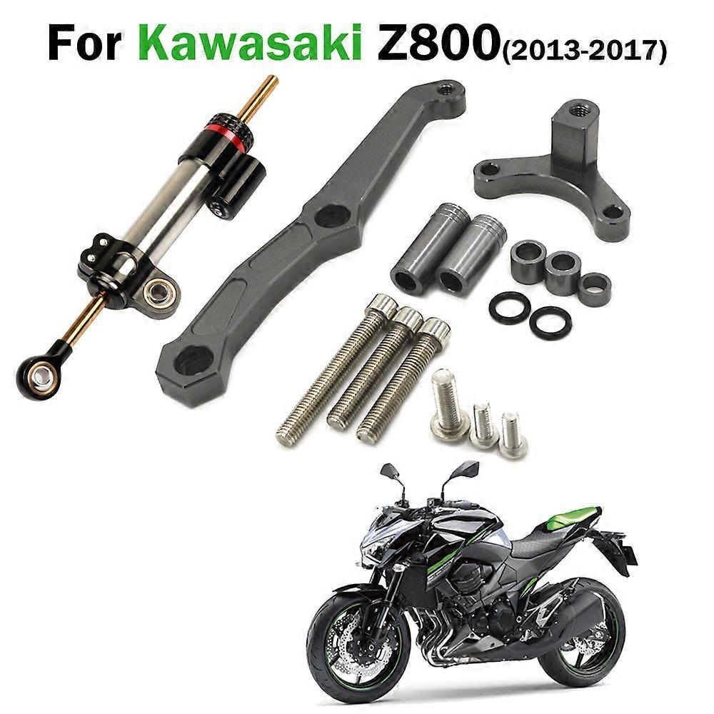 For Kawasaki Z800 Z-800 2015 2016 2017 Steering Damper Stabilize Support Adjustable Control Bracket Kit