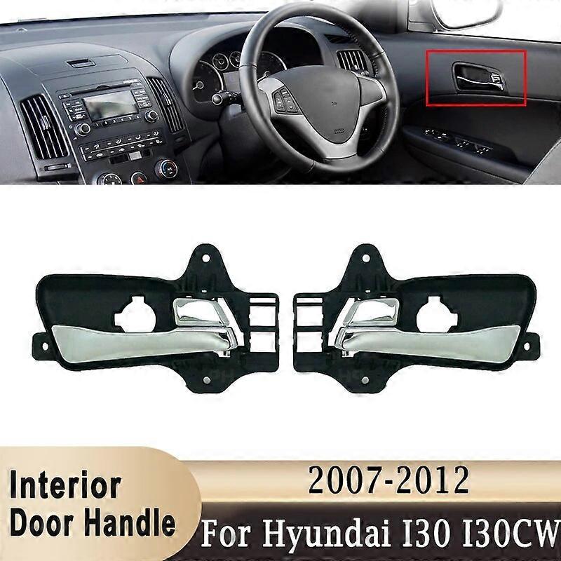 Car Interior Door Handles For Hyundai I30 I30CW FD 2007-2012 Replacment Inner Door Handle Front Rear Left Right Interior Parts