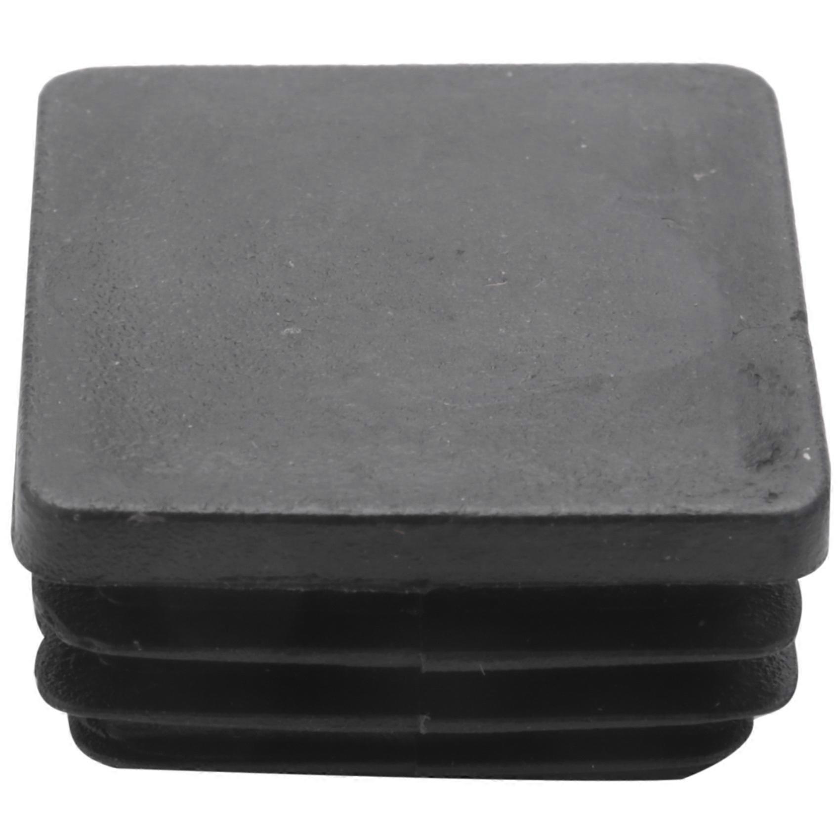 20 Pcs Plastic Square Blanking End Tube Inserts 25mm x 25mm