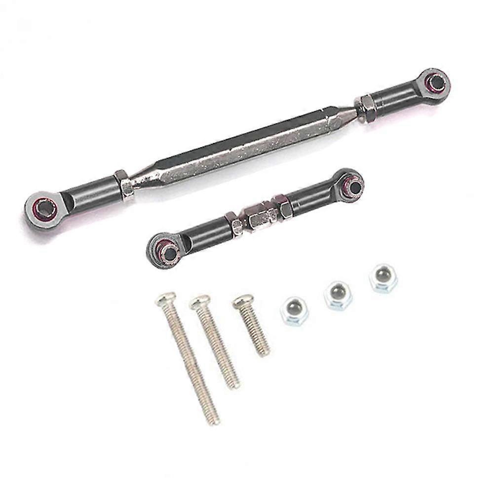 Metal Adjustable Steering Linkage Servo Link Pull Rod Turnbuckle for MN D90 D99 MN-90 -45 1/12 RC C