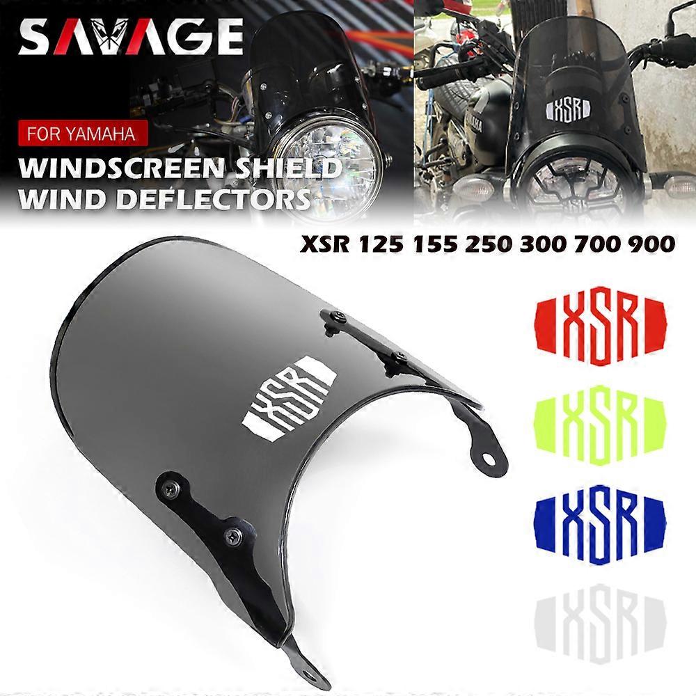 Motorrad Windschild Für Yamaha XSR900 (2016–2021) – Aus Polycarbonat, Getönt Oder Schwarz – Inkl. Halterung