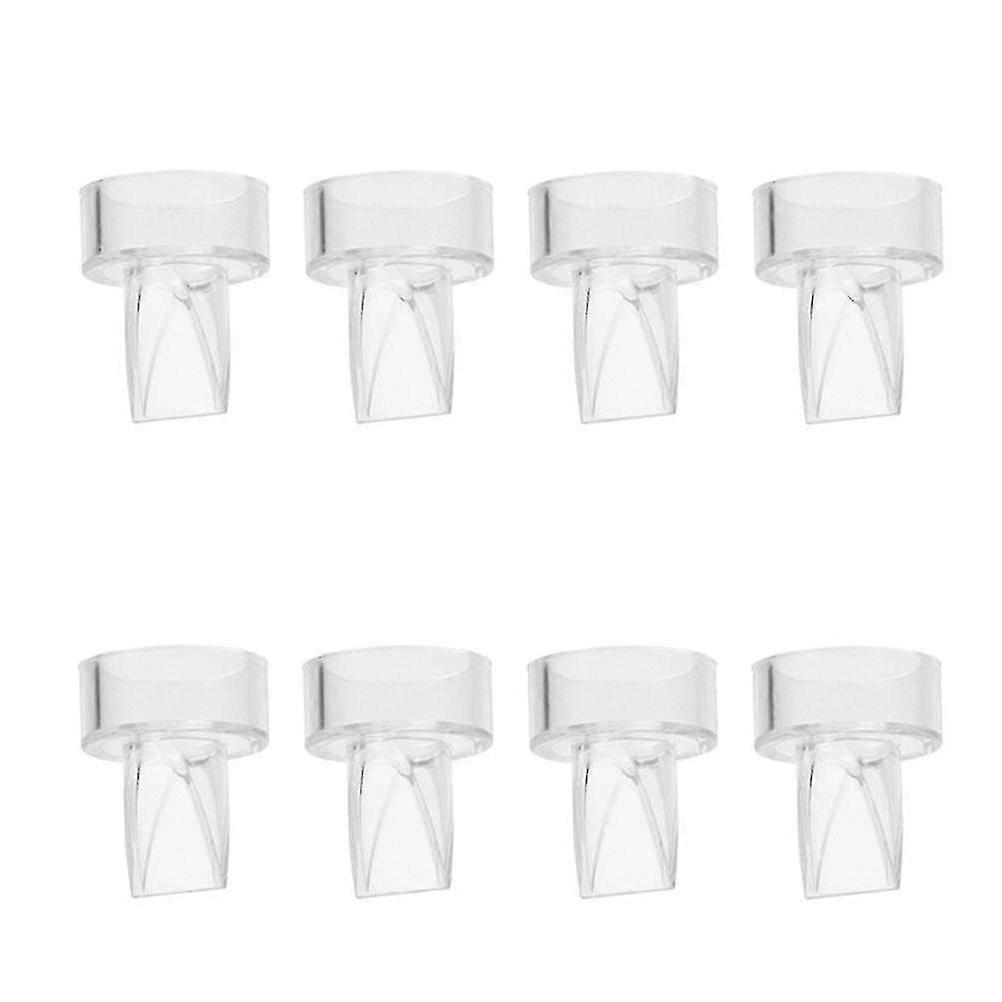 8 Pcs Manual Breast Pump Accessories Reverse Duck Beak Backflow Preventers (transparent)